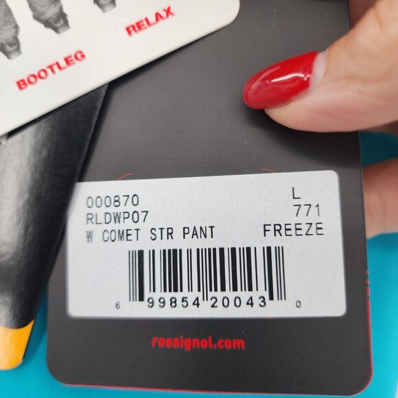 ROSSIGNOL Comet Women's Turquoise Softshell Stretch Ski Snowboard Pants L NWT - Picture 13 of 16